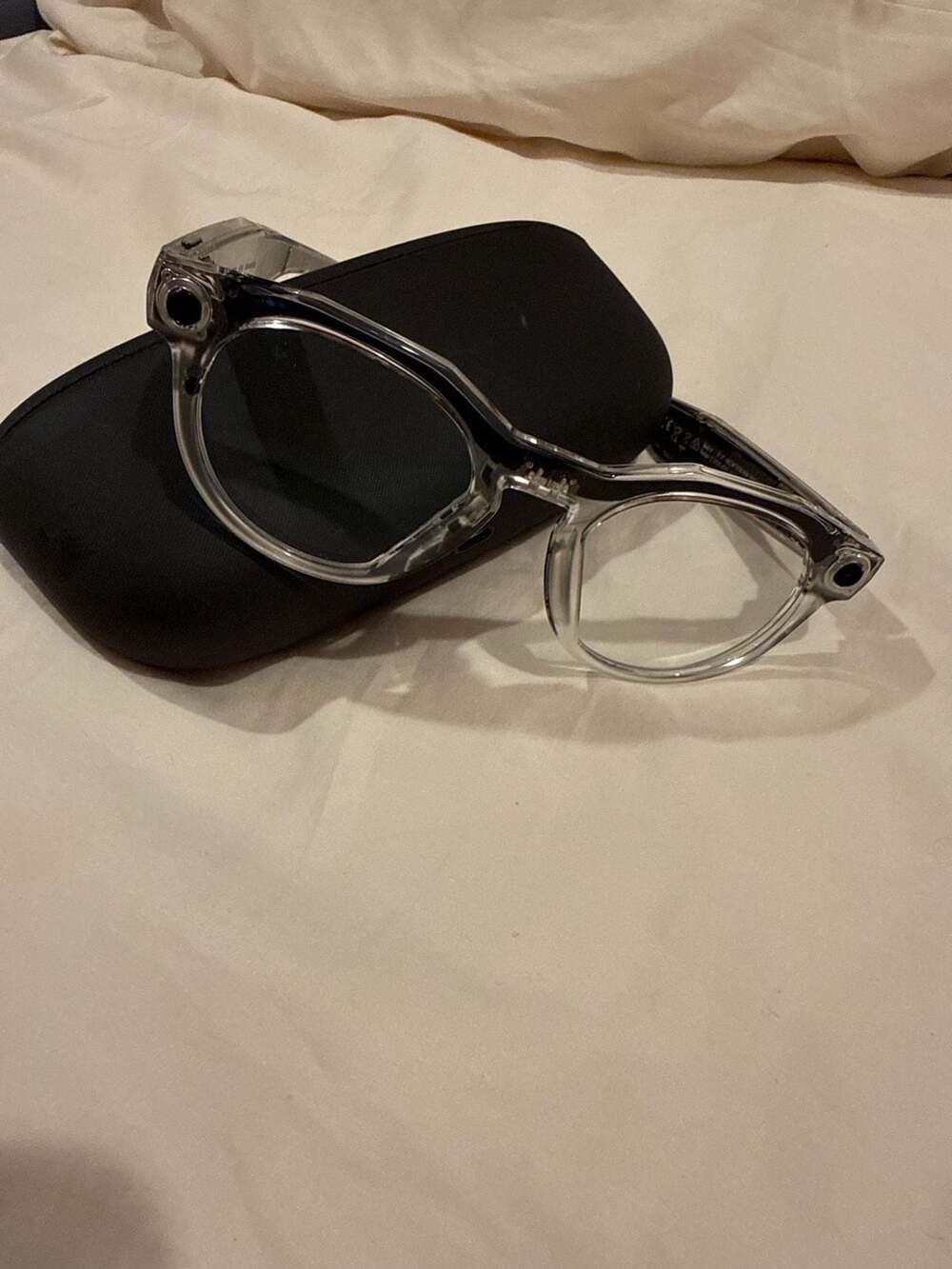 Meta x Oakley HSTN glasses 00W8002 Clear frame Transition Glasses NEW